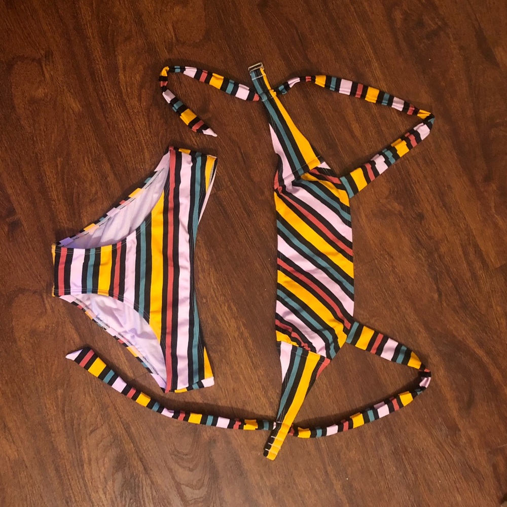 Multicolored super fun bikini